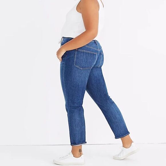 Madewell The High Rise Slim Boyjean Denim Jeans Women's size 32 - Picture 2 of 8